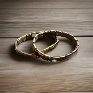 Original Italian Charm Bracelets, Lot of 2 EUC